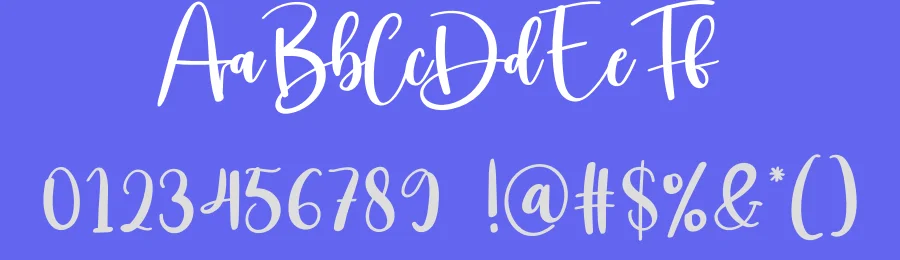 Blubbery Script Font by creativeletter — Script Handwritten Font — thumbnail 3