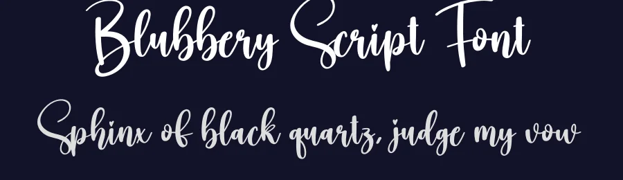 Blubbery Script Font by creativeletter — Script Handwritten Font — thumbnail 2