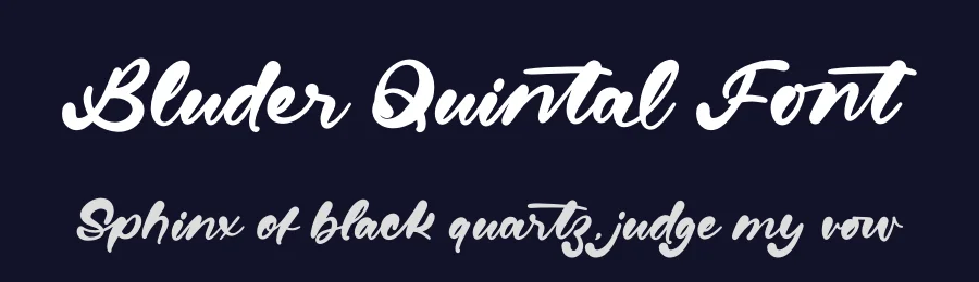 Bluder Quintal Font by stylishtype.co — Script Handwritten Font — thumbnail 2