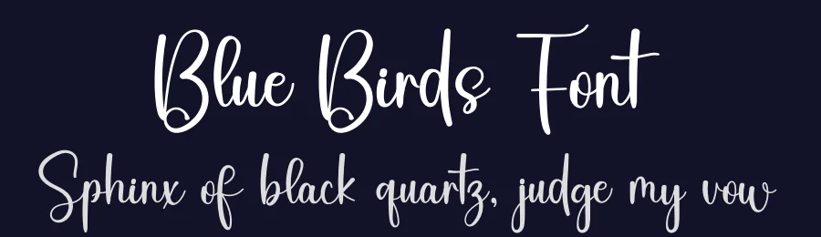 Blue Birds Font by inermediaSTUDIO — Script Handwritten Font — thumbnail 2