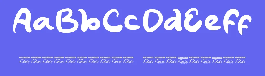 Blue Chocolate Font by edricstudio — Script Handwritten Font — thumbnail 3