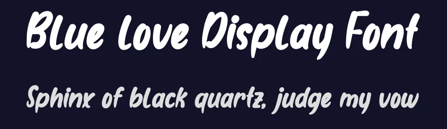 Blue love Display Font by andikastudio — Script Handwritten Font — thumbnail 2