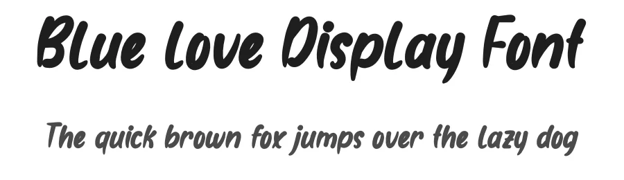 Blue love Display Font by andikastudio — Script Handwritten Font