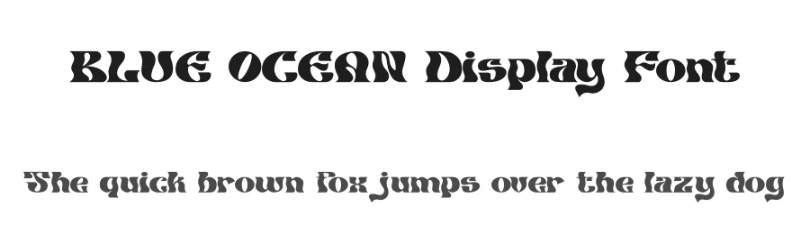 BLUE OCEAN Display Font by Storytype — Serif Font