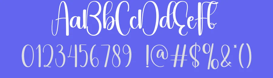 Blue Script Font by andikastudio — Script Handwritten Font — thumbnail 3