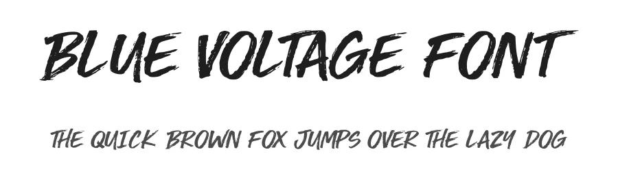 Blue Voltage Font by Rantautype Studio β Script Handwritten Font