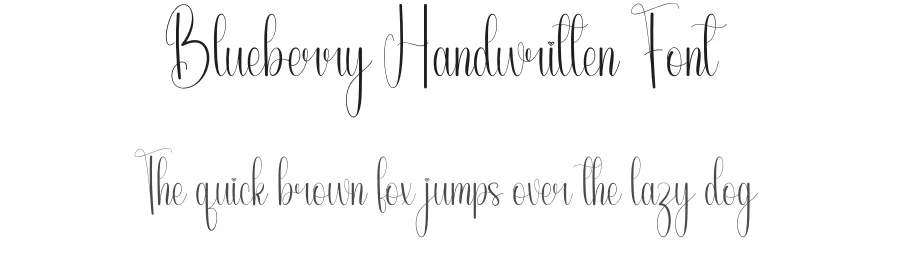 Blueberry Handwritten Font by andikastudio — Script Handwritten Font