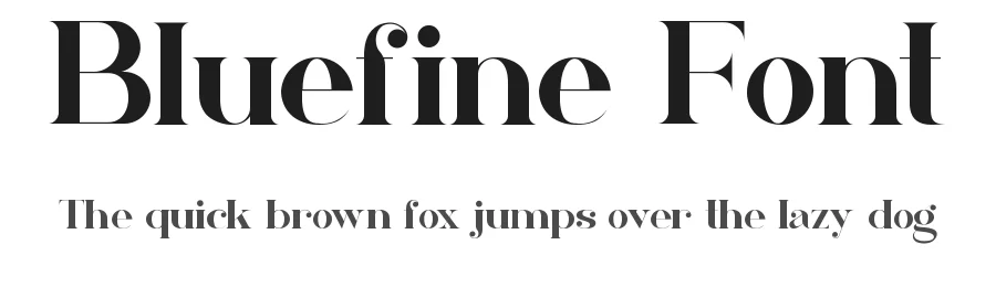 Bluefine Font by CalligraphyFonts.net — Sans Serif Font
