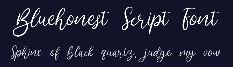 Bluehonest Script Font by Allouse.Studio — Script Handwritten Font — thumbnail 2