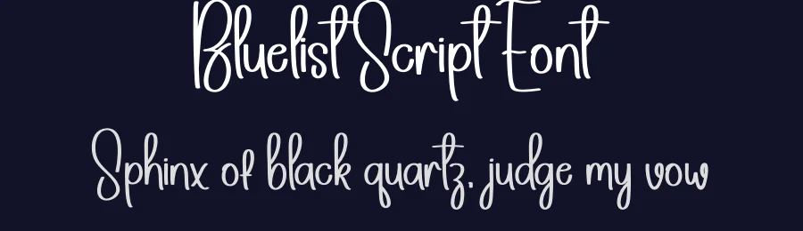Bluelist Script Font by andikastudio — Script Handwritten Font — thumbnail 2