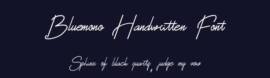 Bluemono Handwritten Font by ArtiXLabs — Script Handwritten Font — thumbnail 2