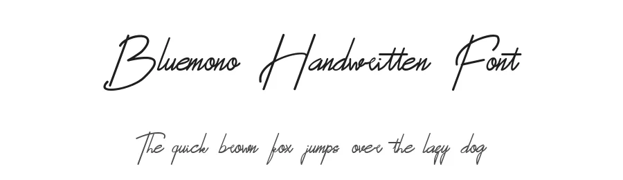 Bluemono Handwritten Font by ArtiXLabs — Script Handwritten Font