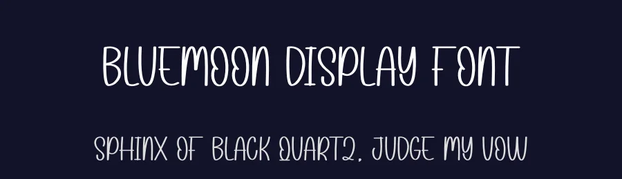 Bluemoon Display Font by andikastudio — Display Font — thumbnail 2