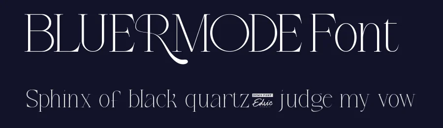 Bluermode Font by edricstudio — Display Font — thumbnail 2