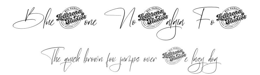 Bluestone Nostalgia Font by letterenastudios — Script Handwritten Font