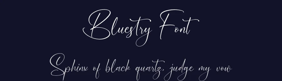 Bluestry Font by letterfabric — Script Handwritten Font — thumbnail 2