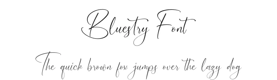 Bluestry Font by letterfabric — Script Handwritten Font