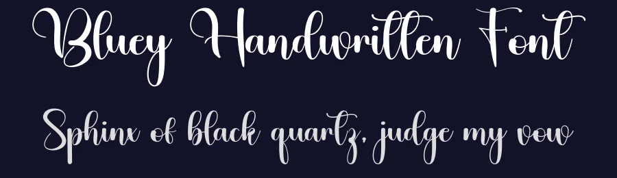 Bluey Handwritten Font by inermediaSTUDIO — Script Handwritten Font — thumbnail 2