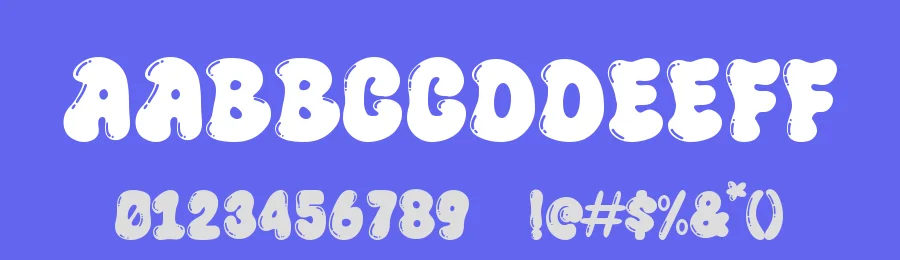 Blunt Bubble Font by Dmletter studio — Display Font — thumbnail 3
