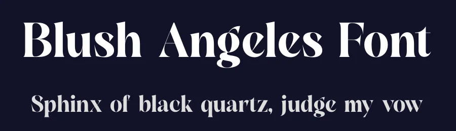 Blush Angeles Font by timelesstype.co — Display Font — thumbnail 2
