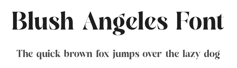 Blush Angeles Font by timelesstype.co — Display Font
