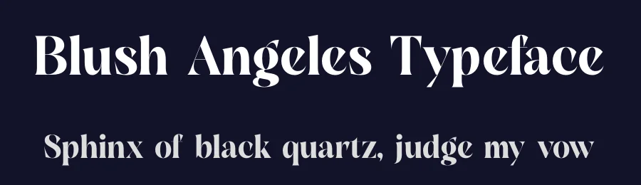 Blush Angeles Typeface by timelesstype.co — Display Font — thumbnail 2
