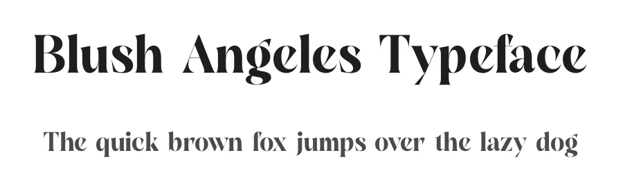 Blush Angeles Typeface by timelesstype.co — Display Font