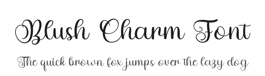 Blush Charm Font by bearydsgn — Script Handwritten Font