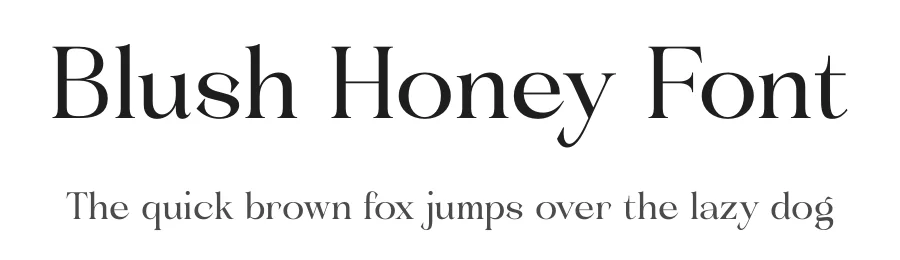 Blush Honey Font by timelesstype.co — Display Font