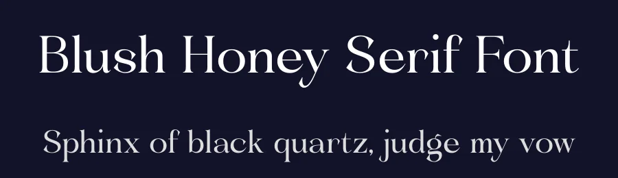 Blush Honey Serif Font by timelesstype.co — Display Font — thumbnail 2
