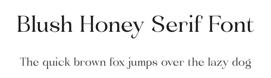 Blush Honey Serif Font by timelesstype.co — Display Font