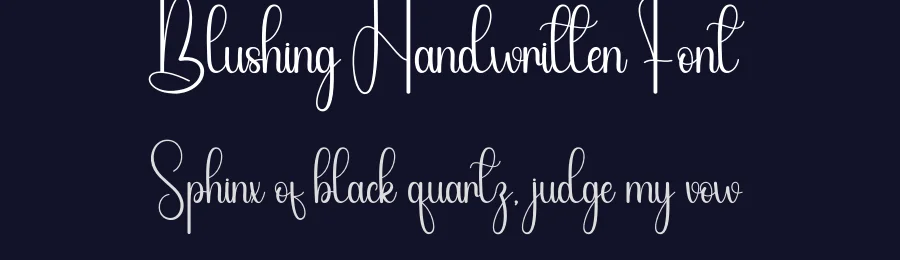 Blushing Handwritten Font by andikastudio — Script Handwritten Font — thumbnail 2