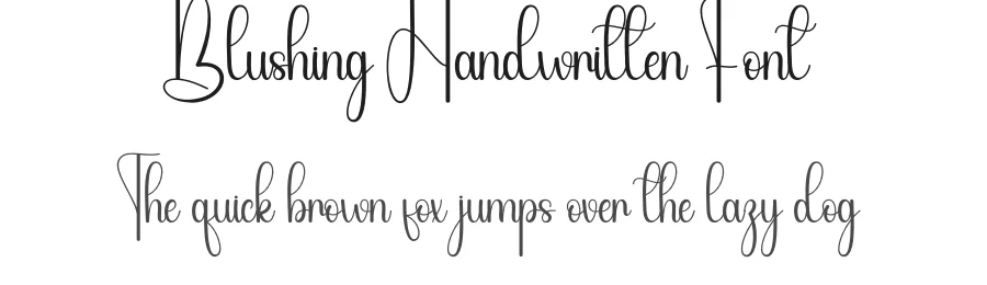 Blushing Handwritten Font by andikastudio — Script Handwritten Font