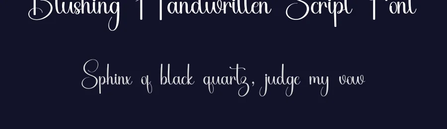 Blushing Handwritten Script Font by inermediaSTUDIO — Script Handwritten Font — thumbnail 2