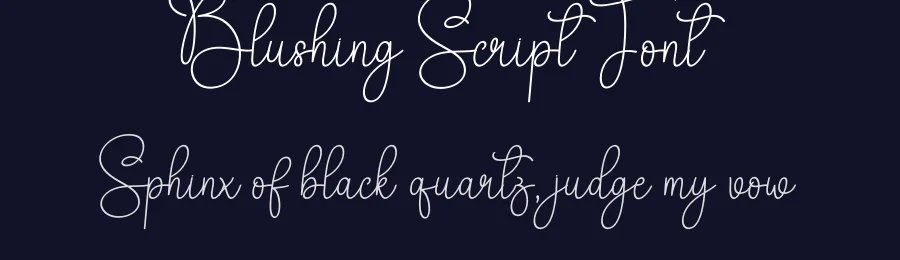 Blushing Script Font by creativeletter — Script Handwritten Font — thumbnail 2
