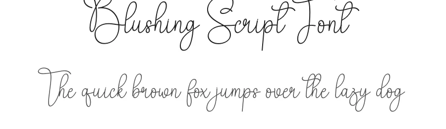 Blushing Script Font by creativeletter — Script Handwritten Font