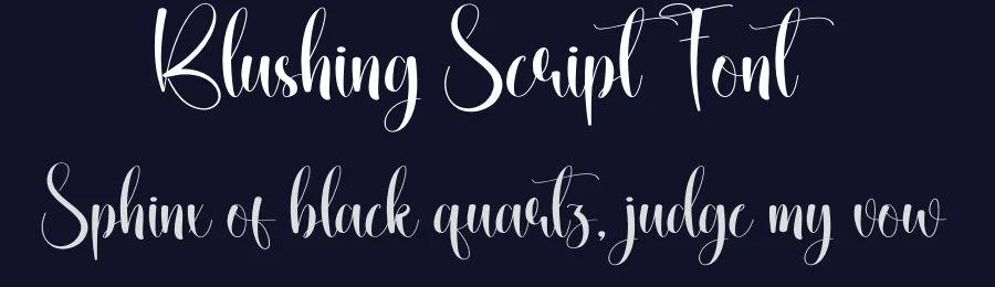Blushing Script Font by creativeletter — Script Handwritten Font — thumbnail 2