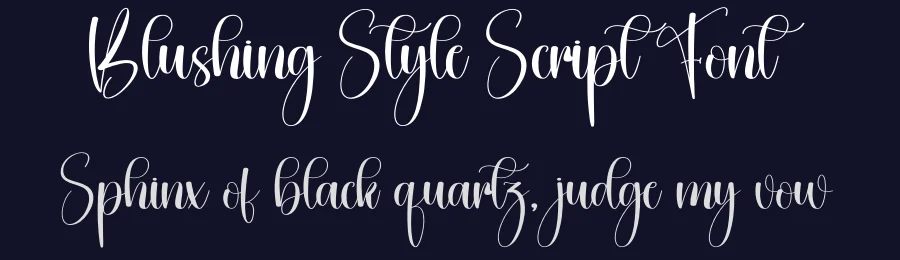 Blushing Style Script Font by creativeletter — Script Handwritten Font — thumbnail 2