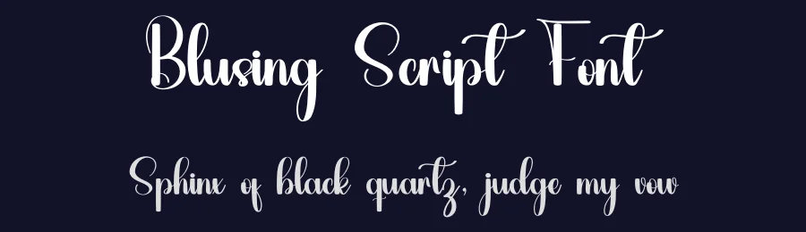 Blusing Script Font by inermediaSTUDIO — Script Handwritten Font — thumbnail 2
