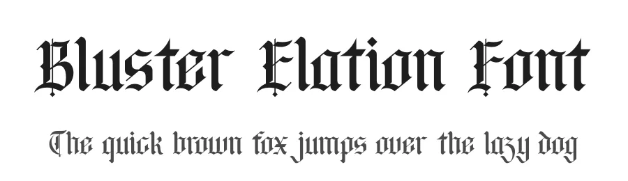 Bluster Elation Font by timelesstype.co — Blackletter Font