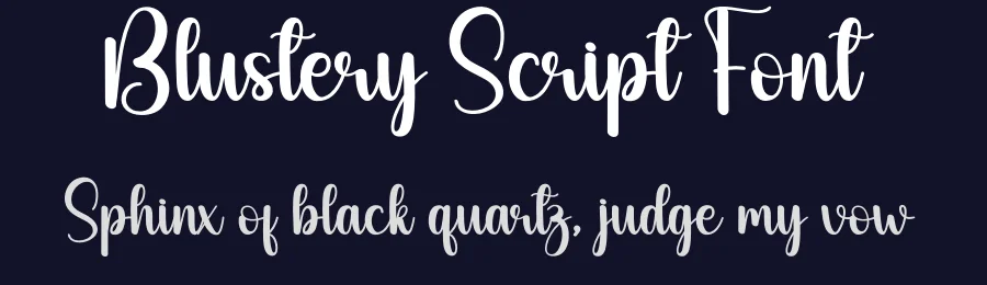 Blustery Script Font by creativeletter — Script Handwritten Font — thumbnail 2
