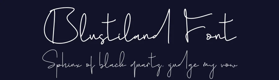 Blustiland Font by letterfabric — Script Handwritten Font — thumbnail 2