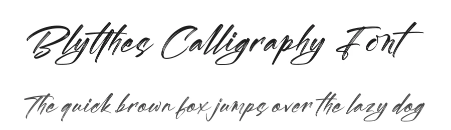 Blytthes Calligraphy Font by Operatype.Co — Script Handwritten Font