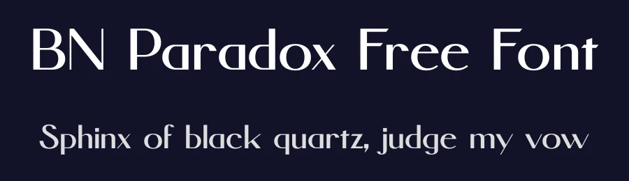 BN Paradox Free Font by Brandon Nickerson Studio — Sans Serif Font — thumbnail 2