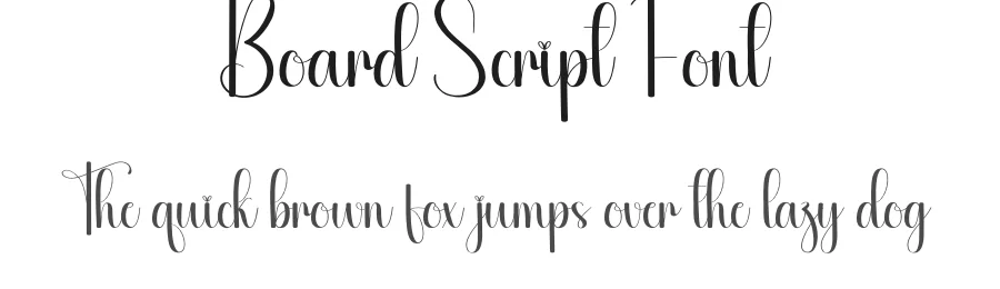 Board Script Font by creativeletter — Script Handwritten Font