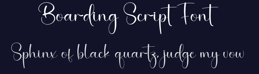 Boarding Script Font by creativeletter — Script Handwritten Font — thumbnail 2