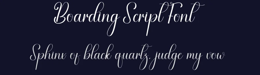 Boarding Script Font by andikastudio — Script Handwritten Font — thumbnail 2