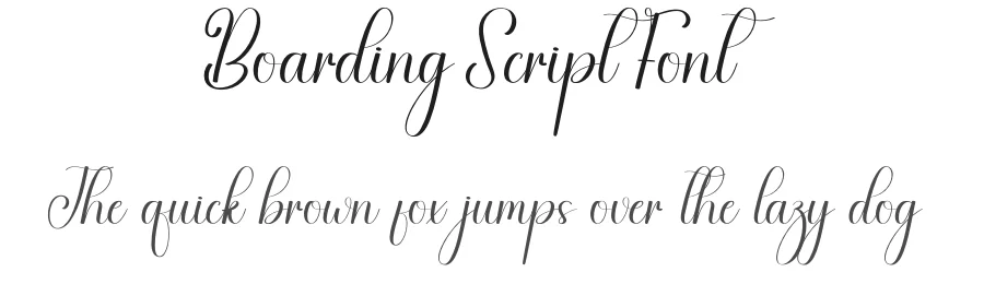 Boarding Script Font by andikastudio — Script Handwritten Font