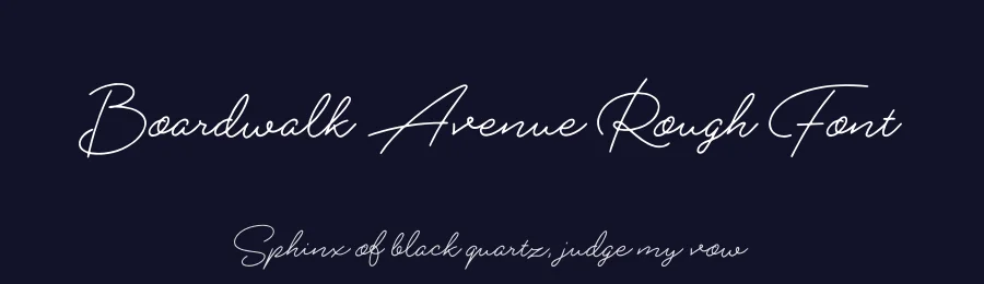 Boardwalk Avenue Rough Font by Fenotype — Display Font — thumbnail 2