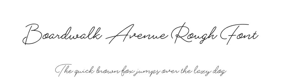 Boardwalk Avenue Rough Font by Fenotype — Display Font